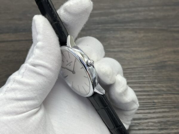 VACHERON CONSTANTIN Patrimony Manual Mechanical Watch 40mm White Dial White Gold Case - Image 7