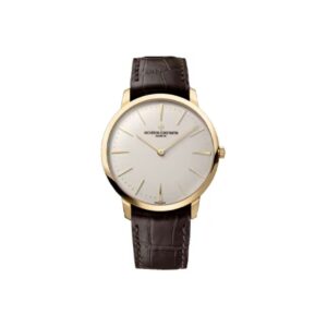 VACHERON CONSTANTIN Patrimony Manual Mechanical Watch 40mm White Dial Yellow Gold Case