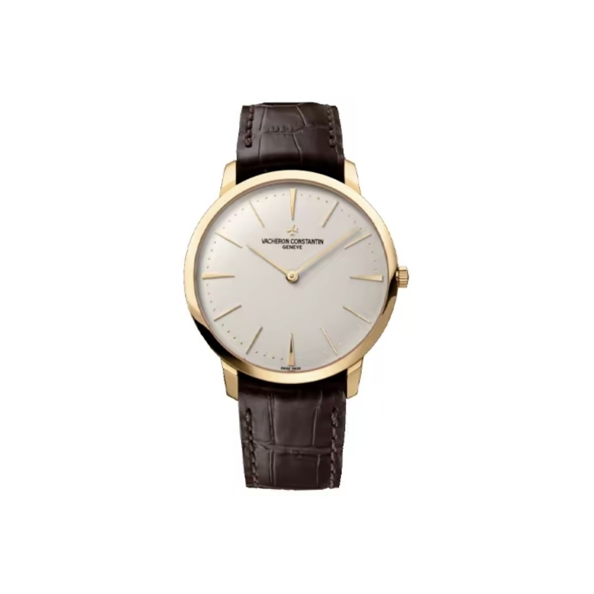 VACHERON CONSTANTIN Patrimony Manual Mechanical Watch 40mm White Dial Yellow Gold Case