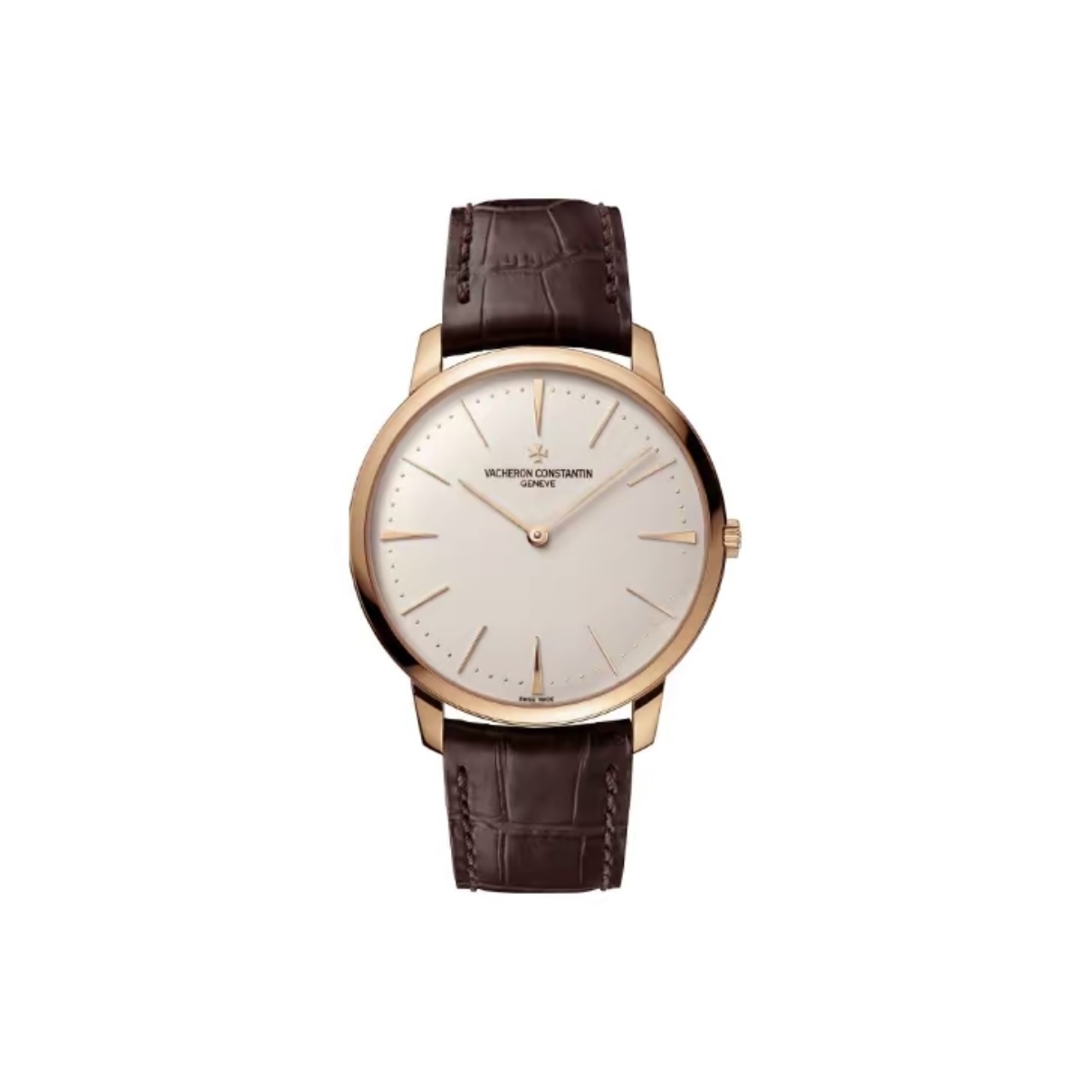 VACHERON CONSTANTIN Patrimony Manual Mechanical Watch 40mm White Dial Red Gold Case