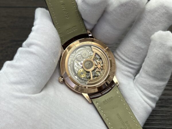 VACHERON CONSTANTIN Patrimony Manual Mechanical Watch 40mm White Dial Red Gold Case - Image 8