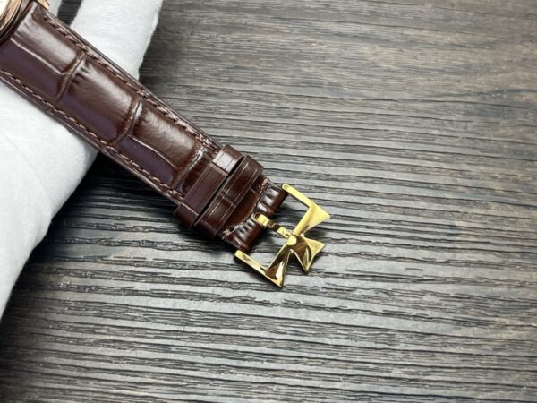 VACHERON CONSTANTIN Patrimony Manual Mechanical Watch 40mm White Dial Red Gold Case - Image 9