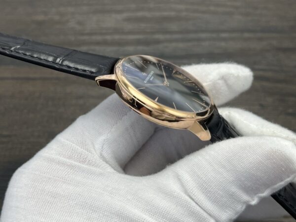 VACHERON CONSTANTIN Patrimony Manual Mechanical Watch 40mm Black Dial Red Gold Case - Image 6