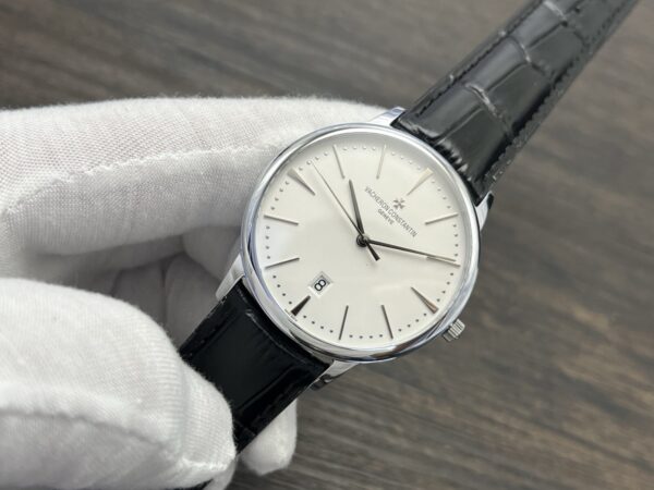VACHERON CONSTANTIN Patrimony Automatic Mechanical Watch 40mm White Dial White Gold Case - Image 4
