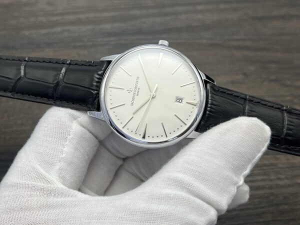 VACHERON CONSTANTIN Patrimony Automatic Mechanical Watch 40mm White Dial White Gold Case - Image 5