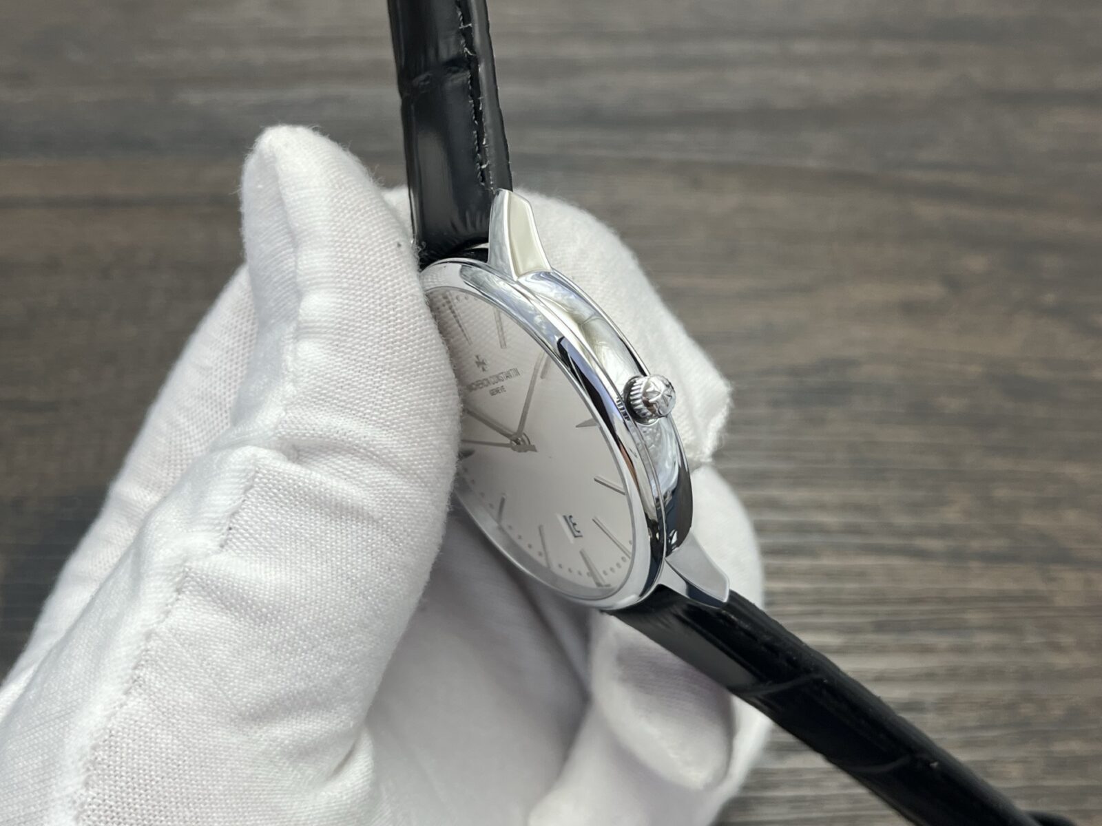 VACHERON CONSTANTIN Patrimony Automatic Mechanical Watch 40mm White Dial White Gold Case - Image 7