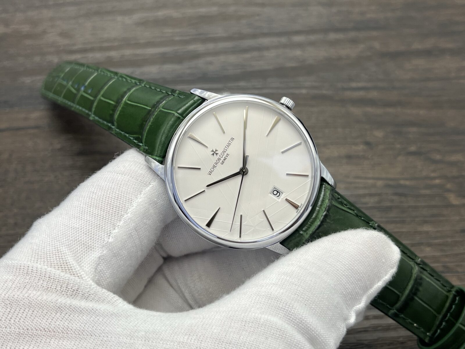VACHERON CONSTANTIN Patrimony Automatic Mechanical Watch 40mm Silver Dial White Gold Case - Image 2
