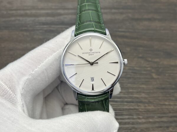 VACHERON CONSTANTIN Patrimony Automatic Mechanical Watch 40mm Silver Dial White Gold Case - Image 3