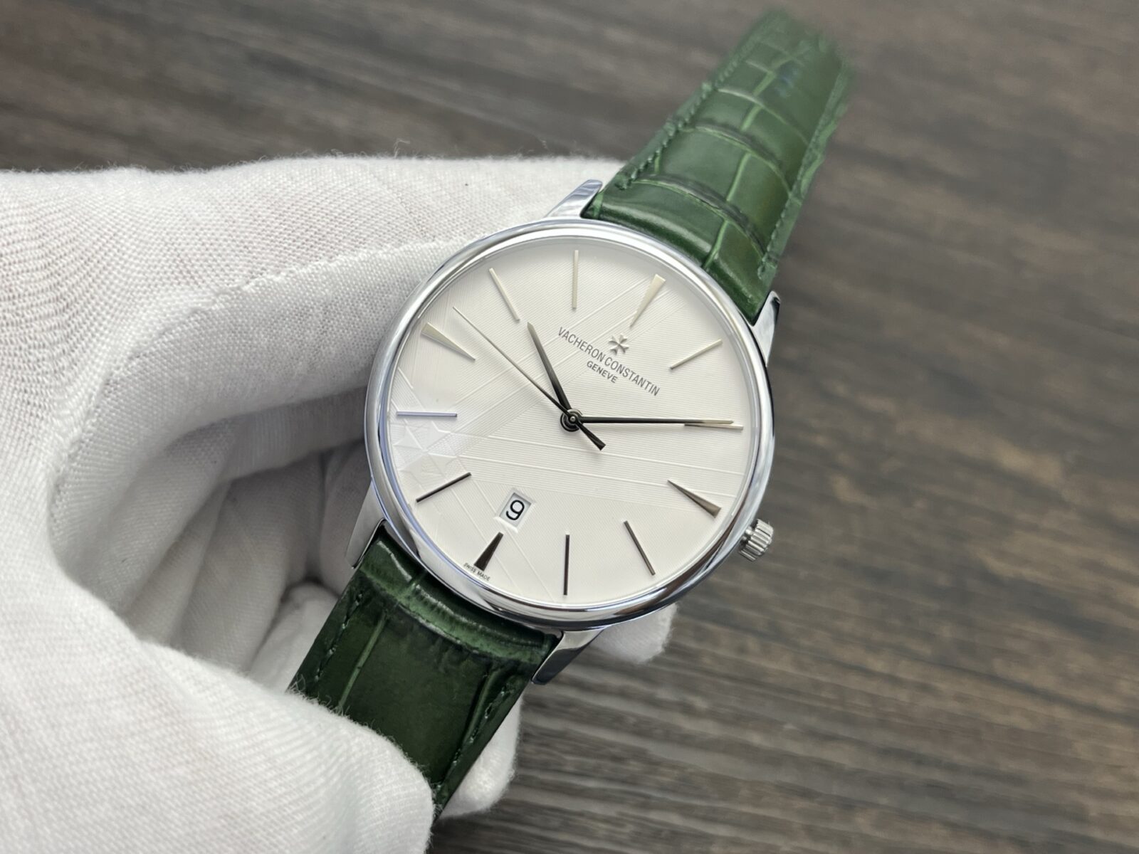 VACHERON CONSTANTIN Patrimony Automatic Mechanical Watch 40mm Silver Dial White Gold Case - Image 4
