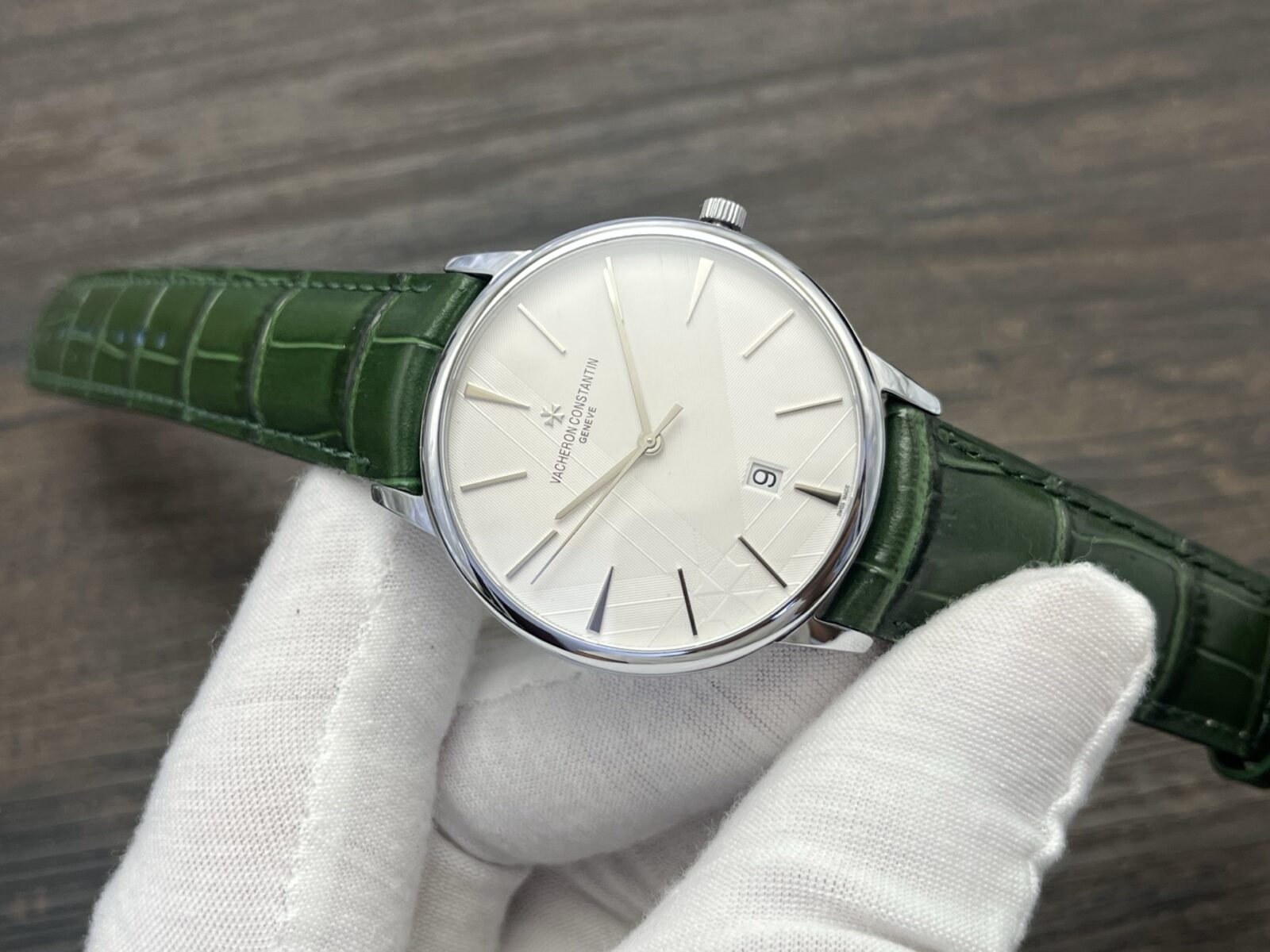VACHERON CONSTANTIN Patrimony Automatic Mechanical Watch 40mm Silver Dial White Gold Case - Image 5