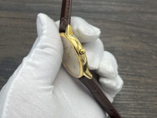 VACHERON CONSTANTIN Patrimony Automatic Mechanical Watch 40mm White Dial Yellow Gold Case - Image 7