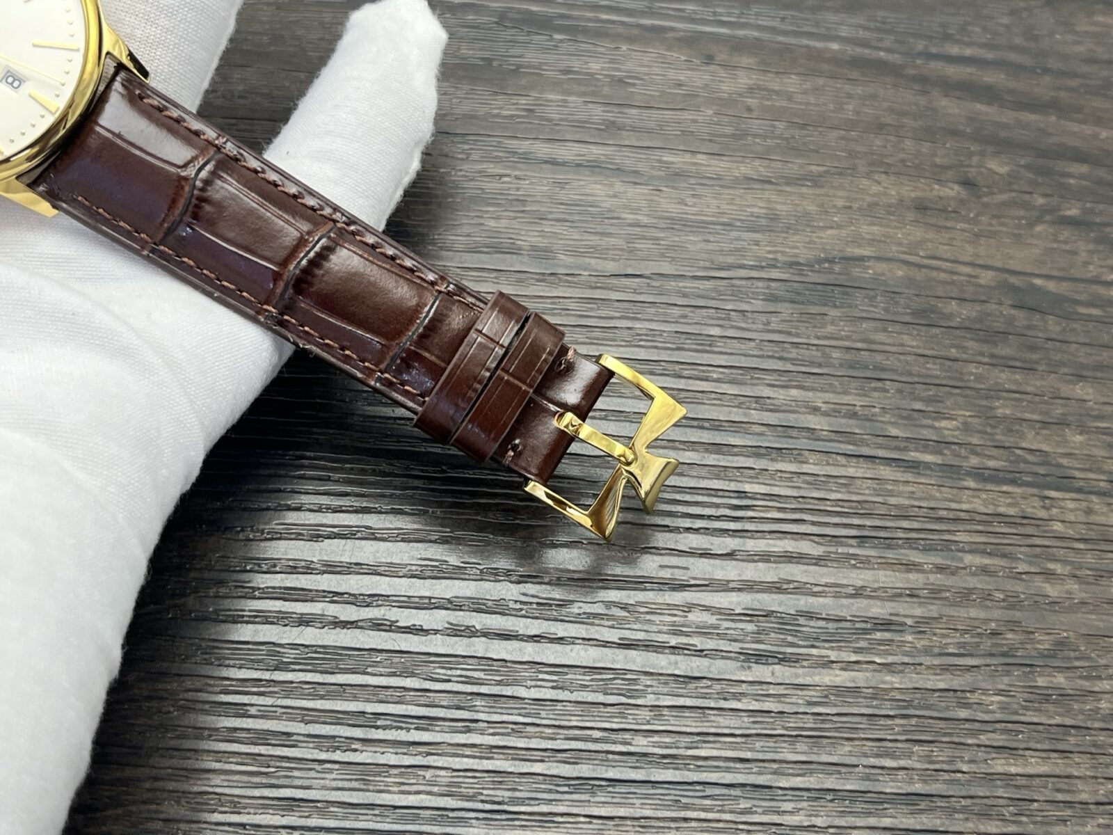VACHERON CONSTANTIN Patrimony Automatic Mechanical Watch 40mm White Dial Yellow Gold Case - Image 9