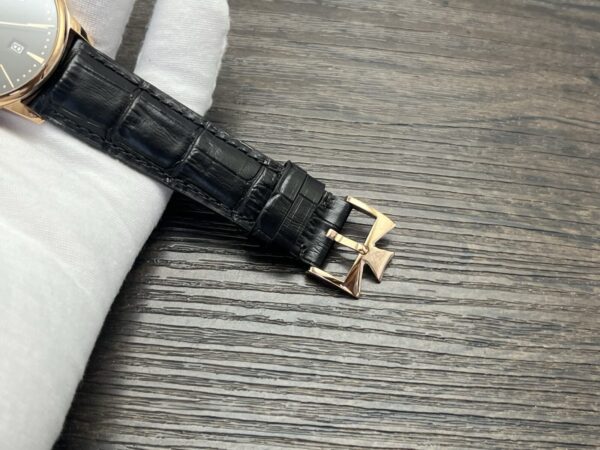 VACHERON CONSTANTIN Patrimony Automatic Mechanical Watch 40mm Black Dial Red Gold Case - Image 9