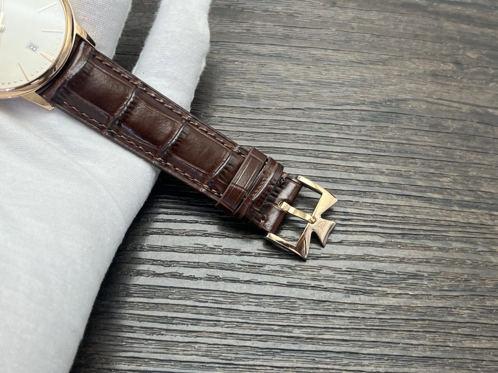 VACHERON CONSTANTIN Patrimony Automatic Mechanical Watch 40mm White Dial Red Gold Case - Image 9