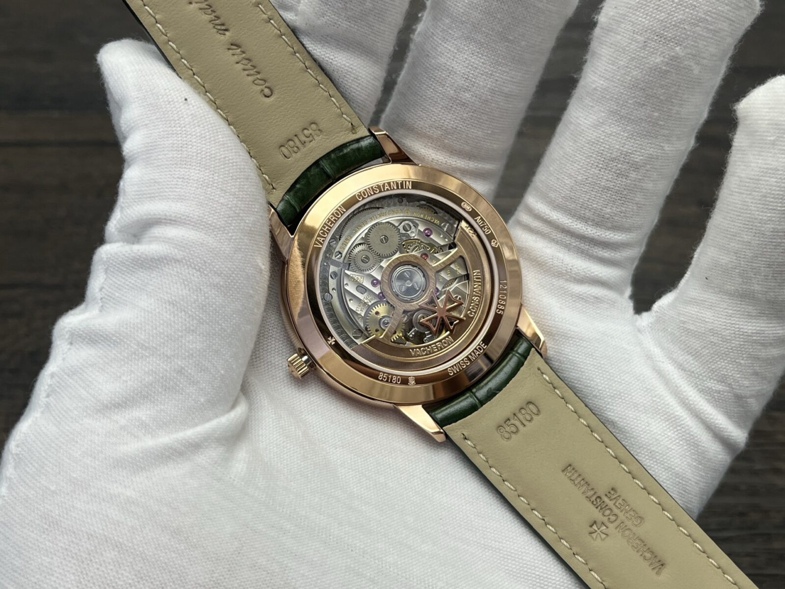 VACHERON CONSTANTIN Patrimony Automatic Mechanical Watch 40mm Silver Dial 18K Pink Gold Case - Image 8