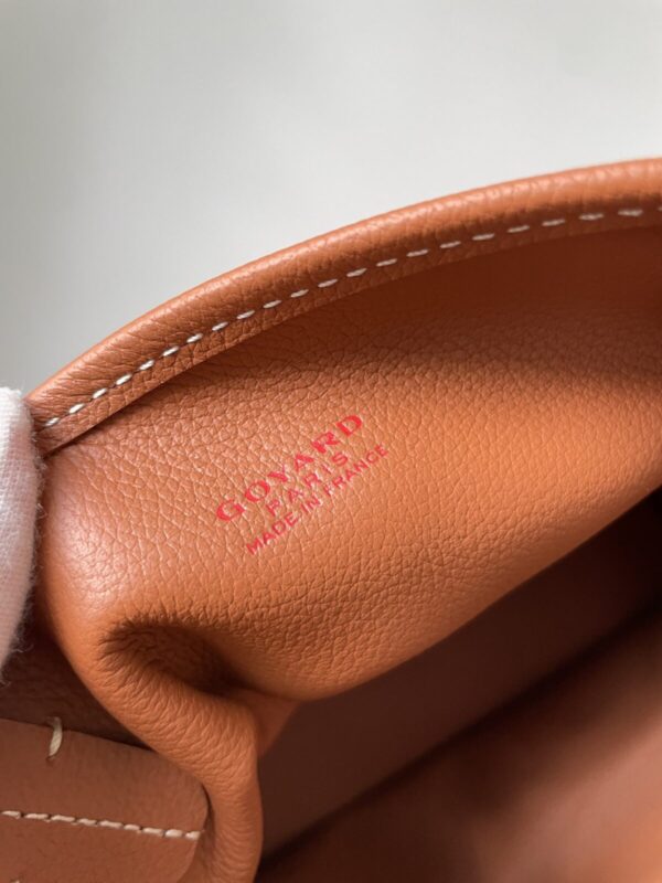Goyard Anjou Mini Reversible Tote Bag with Y Pattern Coated Canvas and Leather Trim – Women - Image 10