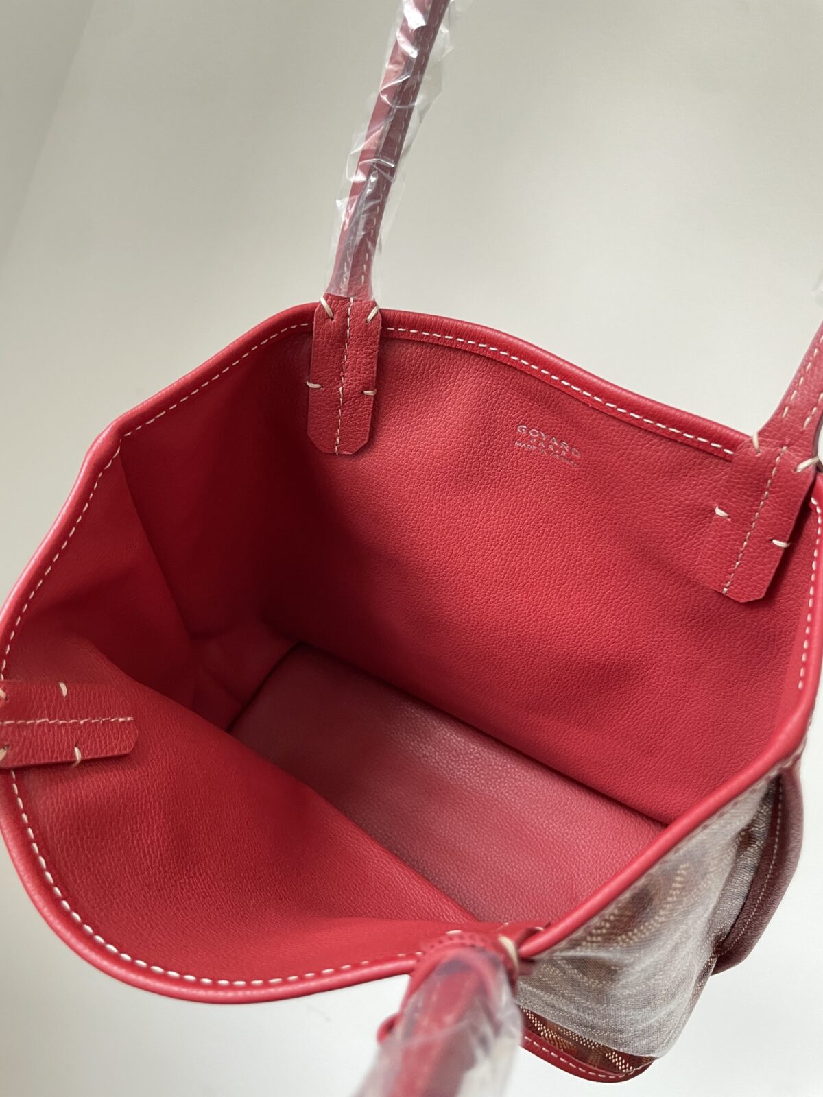 Goyard Anjou Mini Reversible Tote Bag with Y Pattern Coated Canvas and Leather Trim – Women - Image 6
