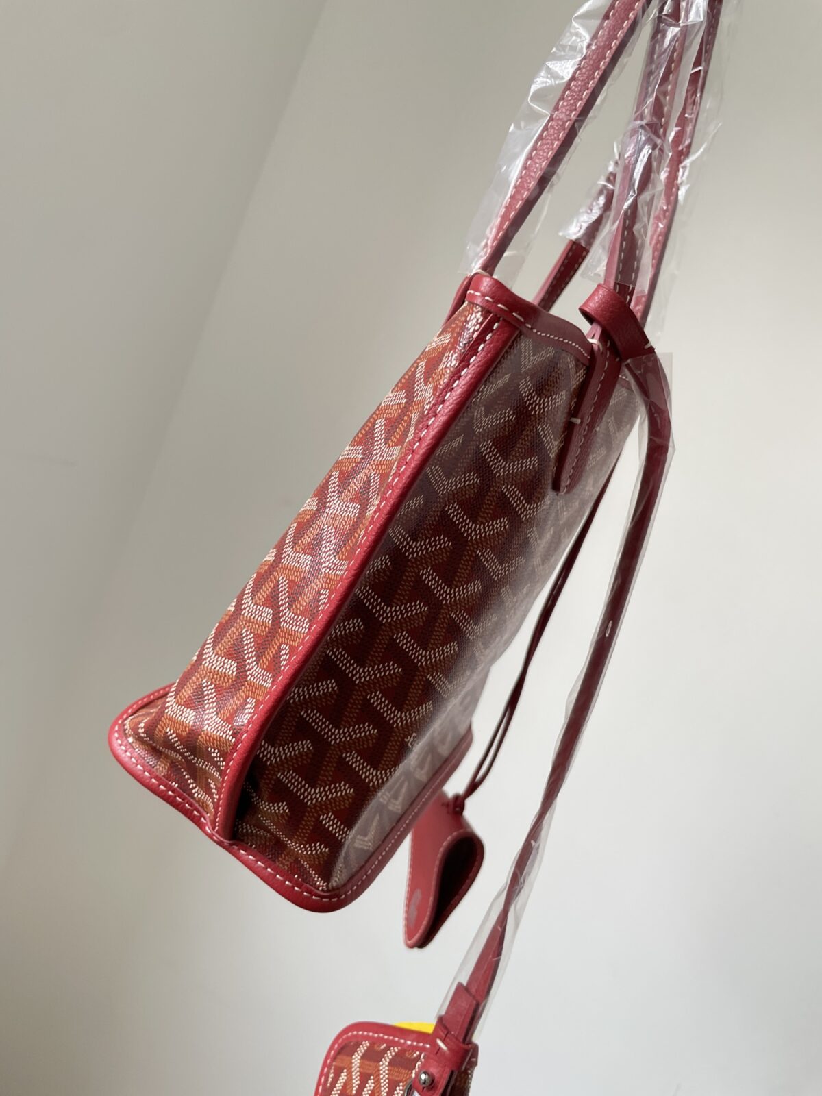 Goyard Anjou Mini Reversible Tote Bag with Y Pattern Coated Canvas and Leather Trim – Women - Image 7