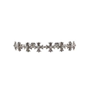 Chrome Hearts Eight-Flower Cross Bracelet