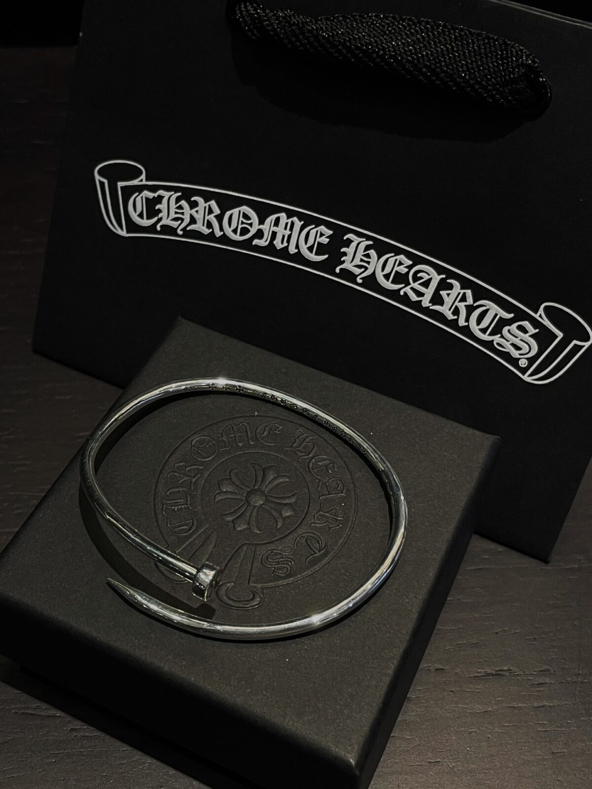 Chrome Hearts Flat Nail Bracelet - Image 9