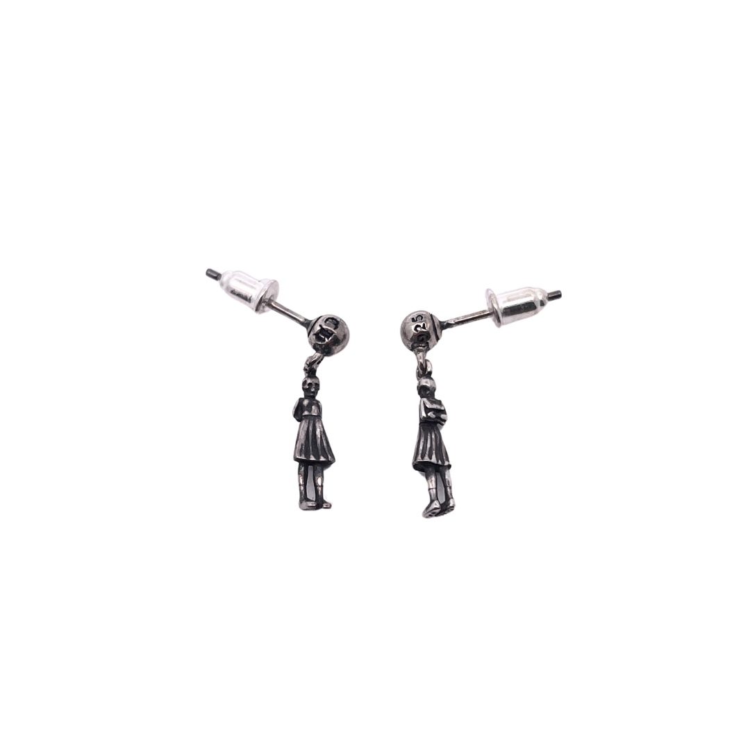 Chrome Hearts Foti Skull Lady Earrings - Image 2