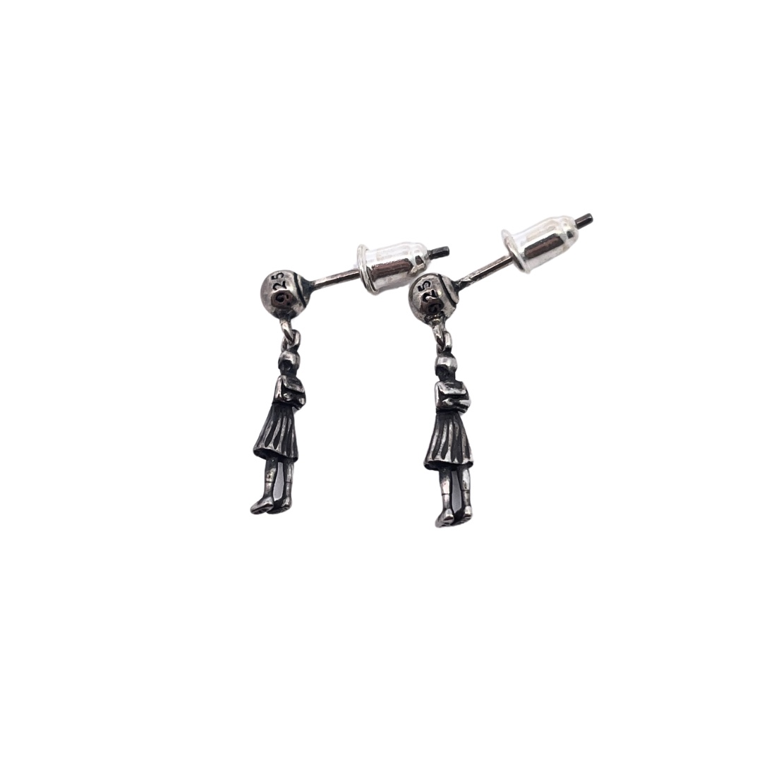 Chrome Hearts Foti Skull Lady Earrings - Image 3