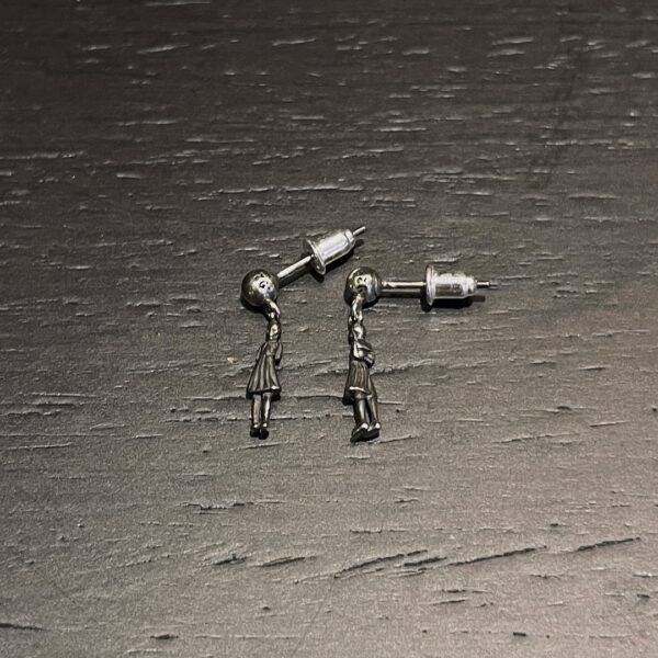 Chrome Hearts Foti Skull Lady Earrings - Image 4