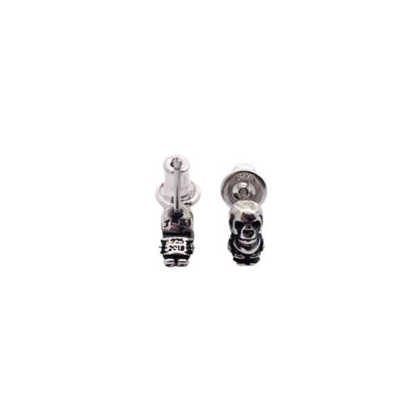 Chrome Hearts Skull Soldier Earrings - Image 2
