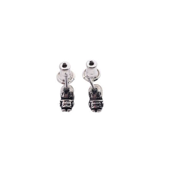 Chrome Hearts Skull Soldier Earrings - Image 3