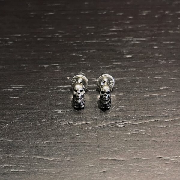 Chrome Hearts Skull Soldier Earrings - Image 4