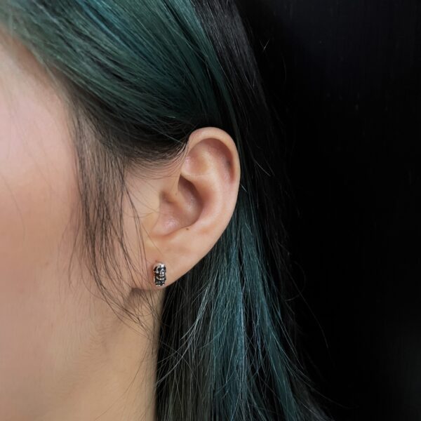 Chrome Hearts Skull Soldier Earrings - Image 8