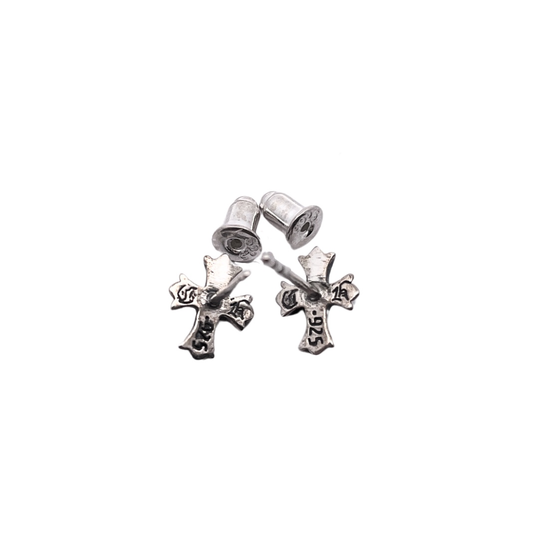 Chrome Hearts Long Cross Earrings - Image 3