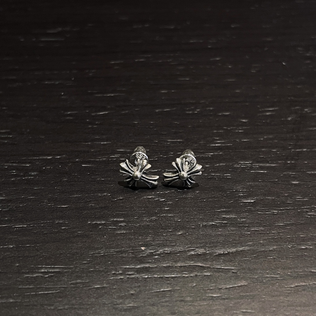 Chrome Hearts Long Cross Earrings - Image 4