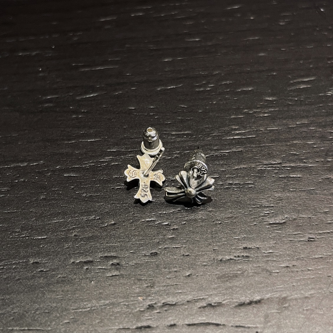 Chrome Hearts Long Cross Earrings - Image 5