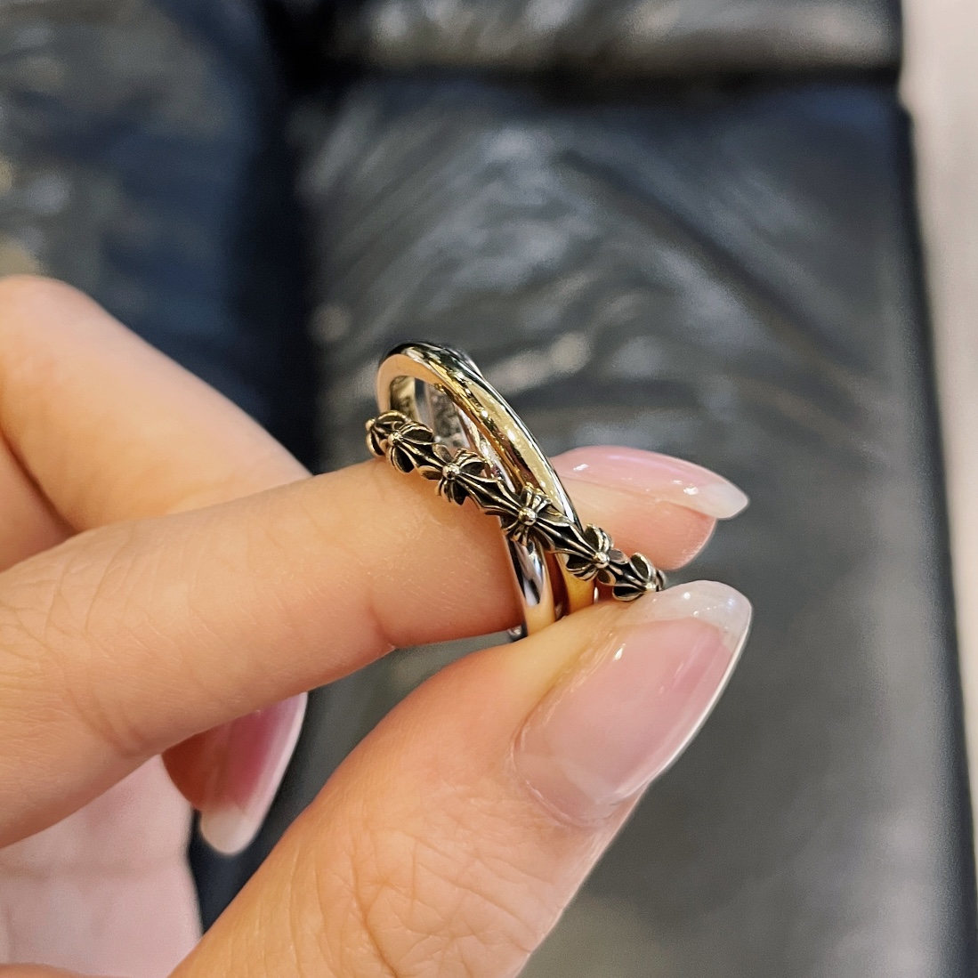 Chrome Hearts Triple Band Ring - Image 5