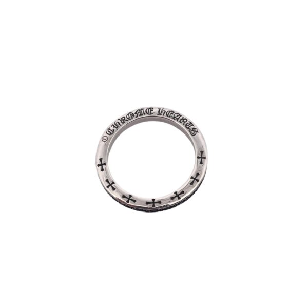 Chrome Hearts 3mm Black Diamond Band - Image 3
