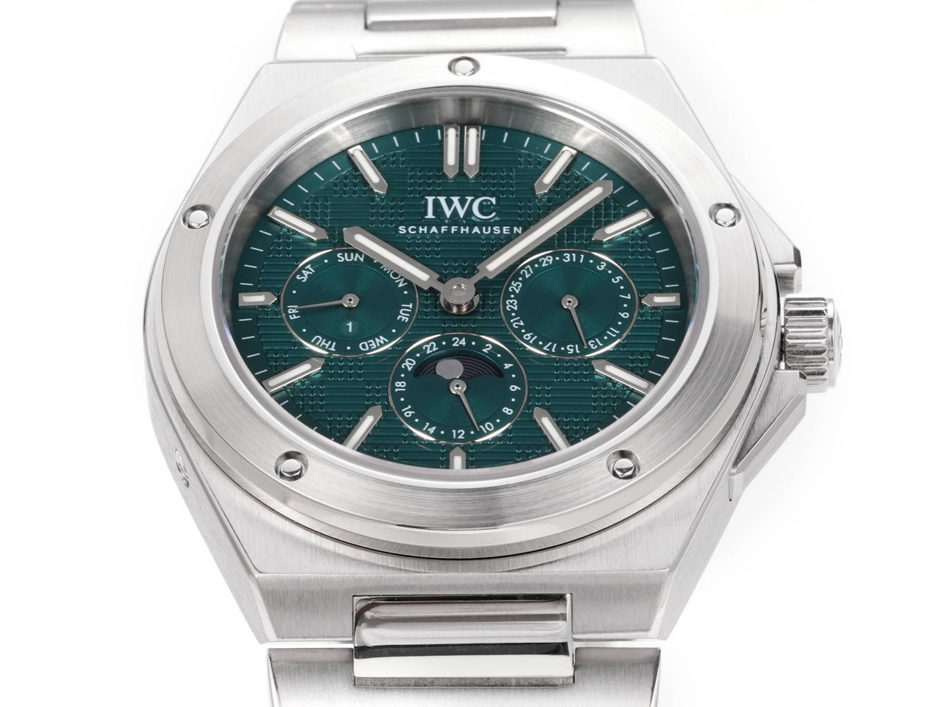 IWC Ingenieur Automatic 41.6mm Green Dial Stainless Steel Men's Watch - Image 3