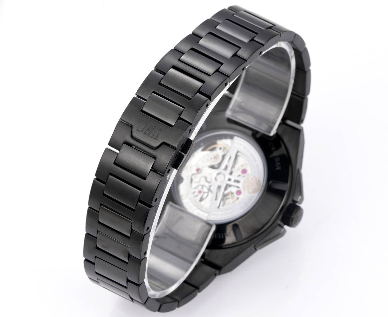 IWC Ingenieur Automatic 41.6mm Black Dial Black Steel Men's Watch - Image 8