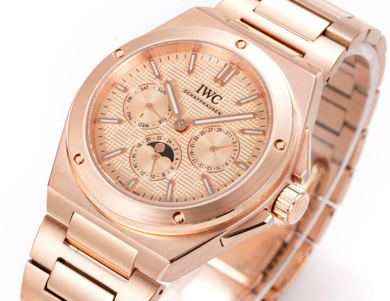 IWC Ingenieur Automatic 41.6mm Rose Gold Dial Rose Gold Men's Watch - Image 4