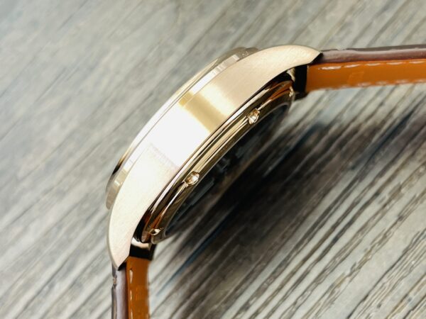 IWC Portuguese Automatic IW358306 Men's Watch 40.4mm White Dial 18ct Rose Gold Case Leather Strap - Image 7