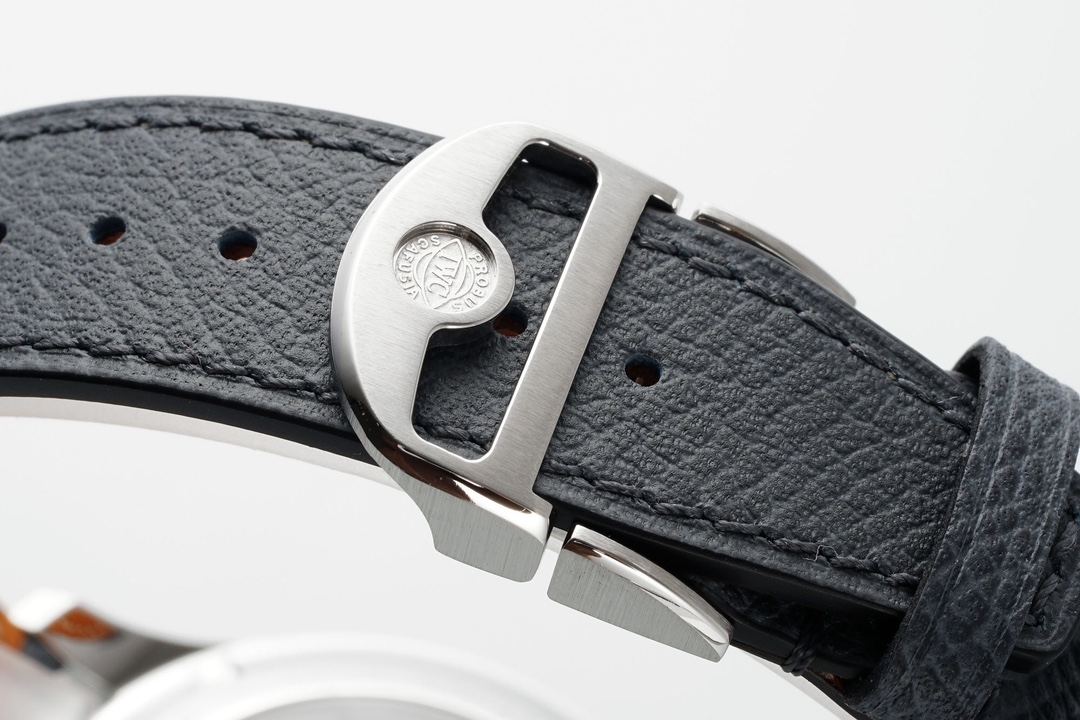 IWC Portuguese Automatic 41mm Blue Dial 18K White Gold Case Leather Strap - Image 8