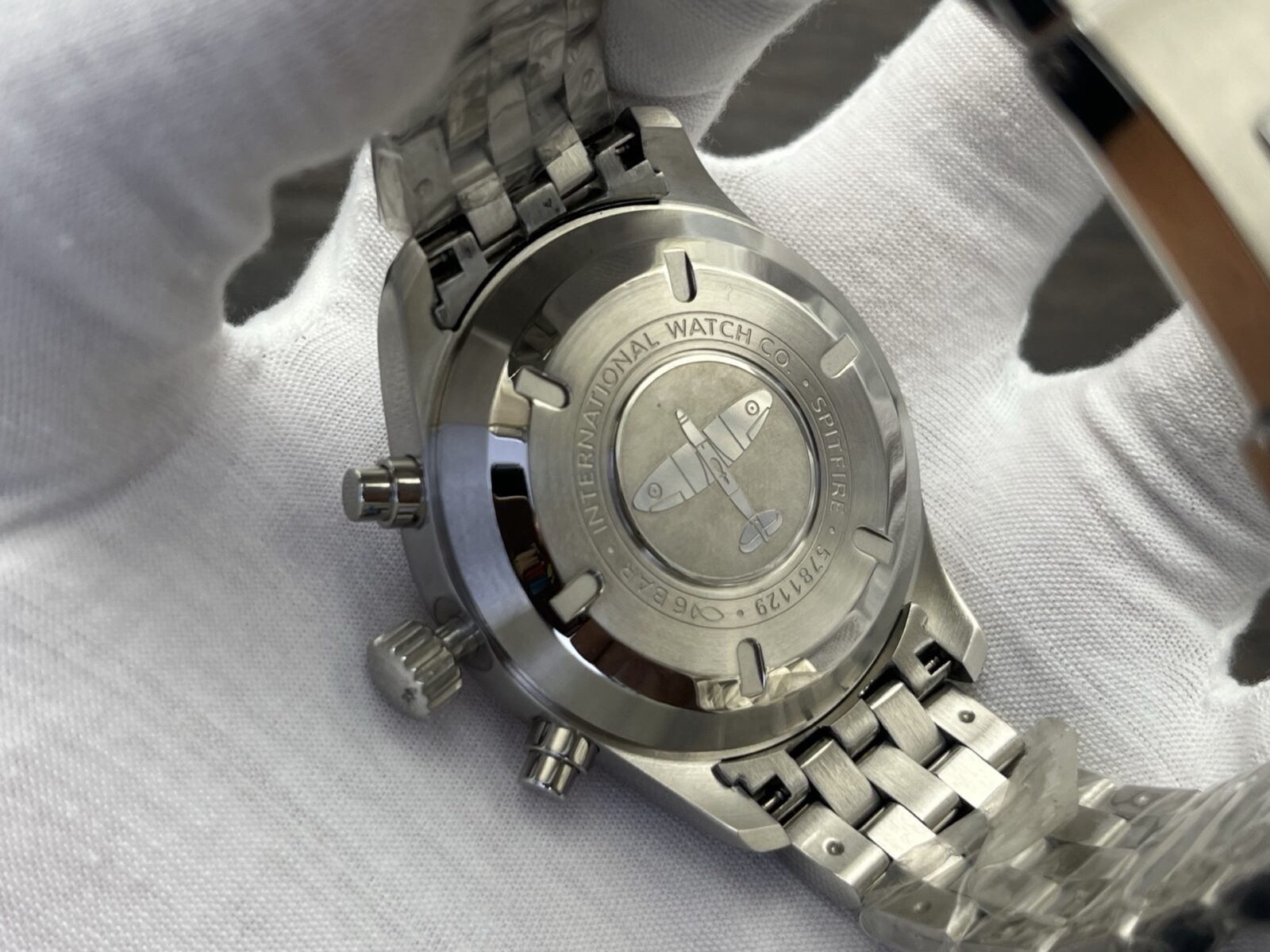 IWC Pilot’s Watch Chronograph IW377710 – 43mm Black Dial Stainless Steel Bracelet - Image 8
