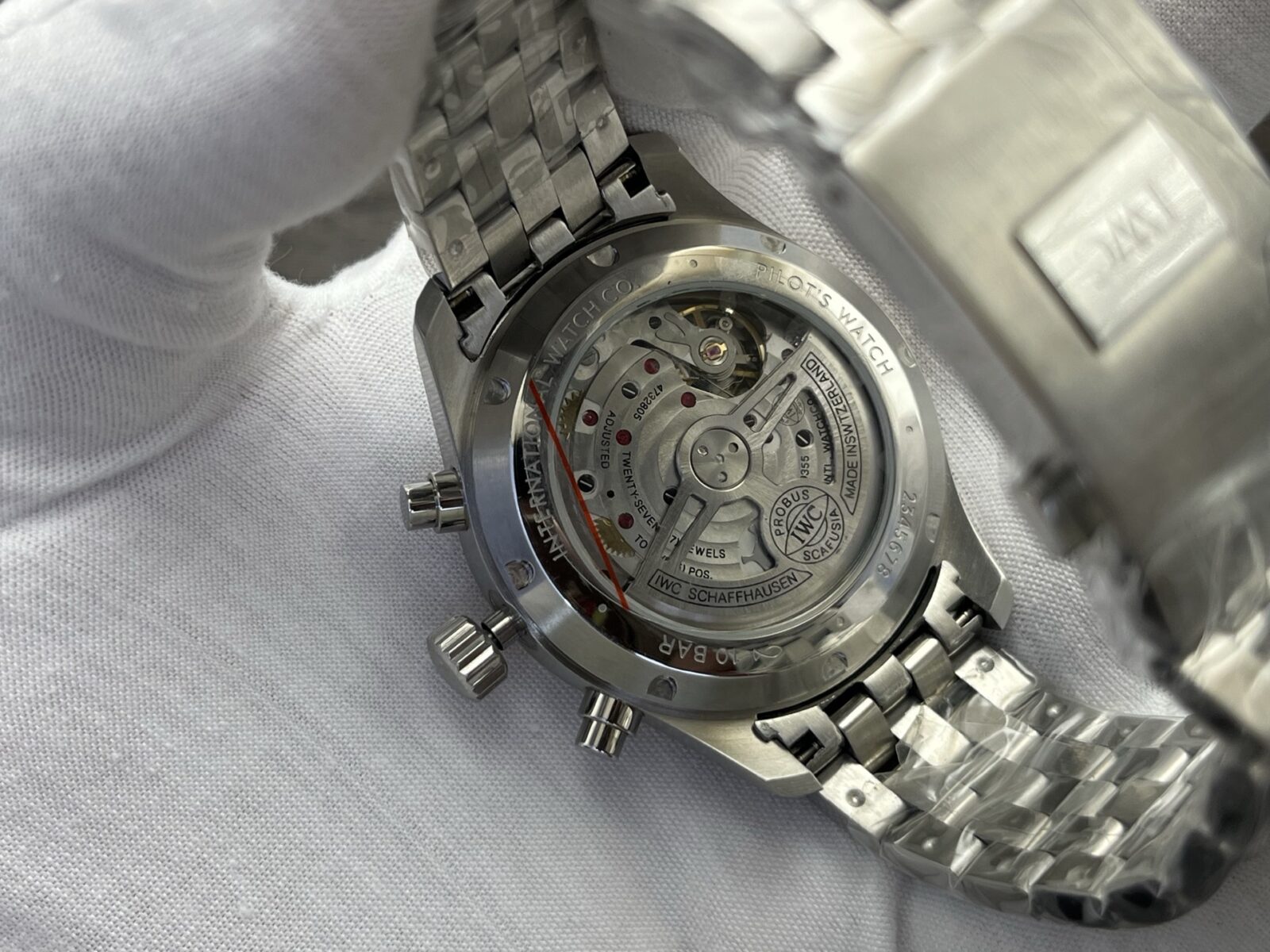 IWC Pilot’s Watch ‘Le Petit Prince’ IW377717 – 43mm Blue Dial Stainless Steel Bracelet - Image 8