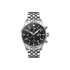 IWC Pilot’s Watch IW378002 – 43mm Black Dial Stainless Steel Bracelet