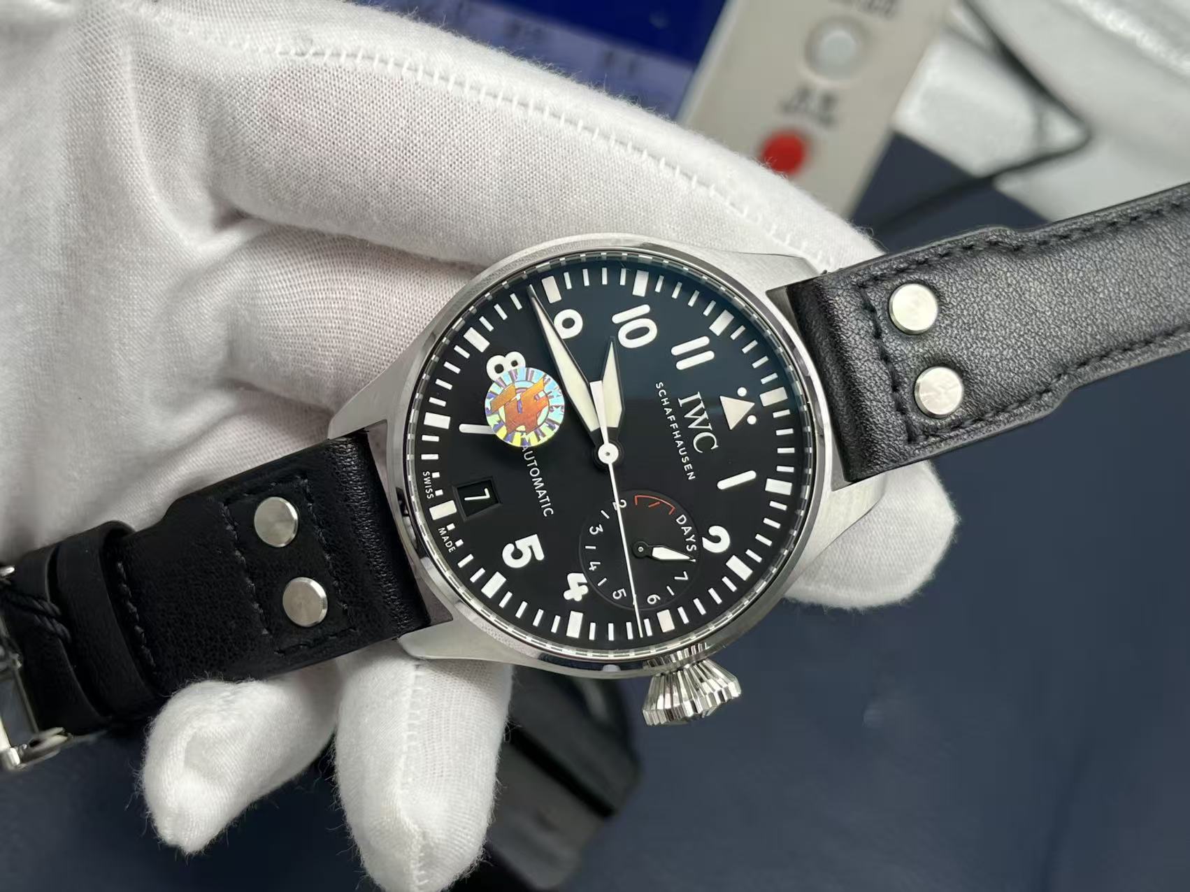 IWC Big Pilot’s Watch 46.2mm Black Dial Stainless Steel - Image 4