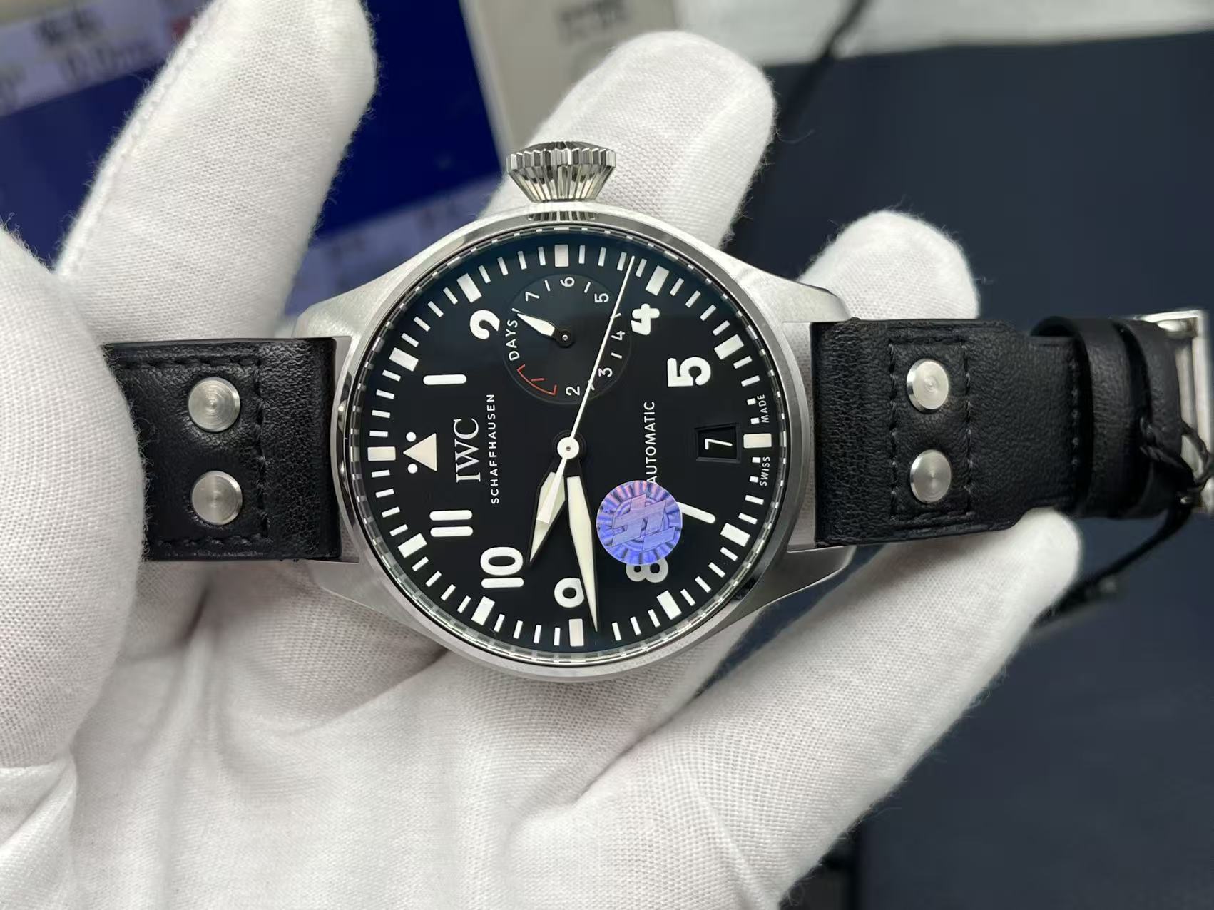 IWC Big Pilot’s Watch 46.2mm Black Dial Stainless Steel - Image 5