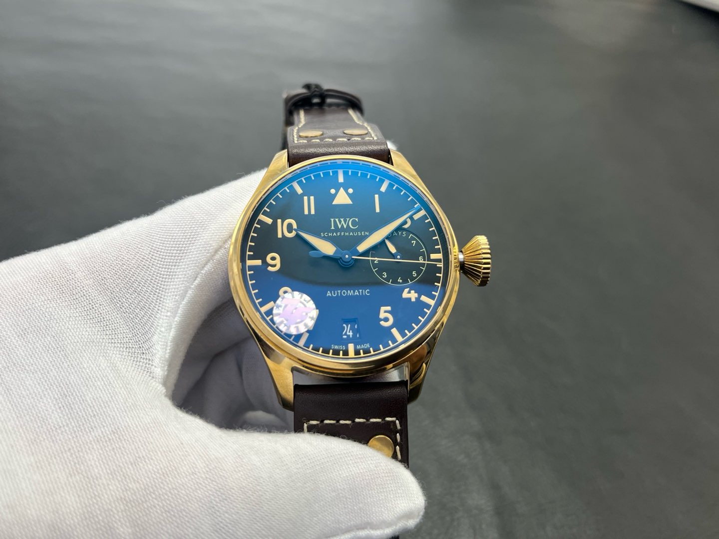 IWC Big Pilot’s Watch 46.2mm Black Dial Alloy Case - Image 3