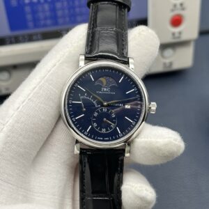 IWC Portofino Hand-Wound 150th Anniversary Edition 45mm Blue Dial Watch