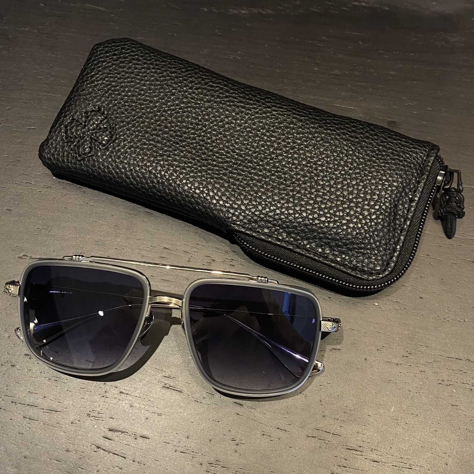 Chrome Hearts Cross Shield Sunglasses - Image 2