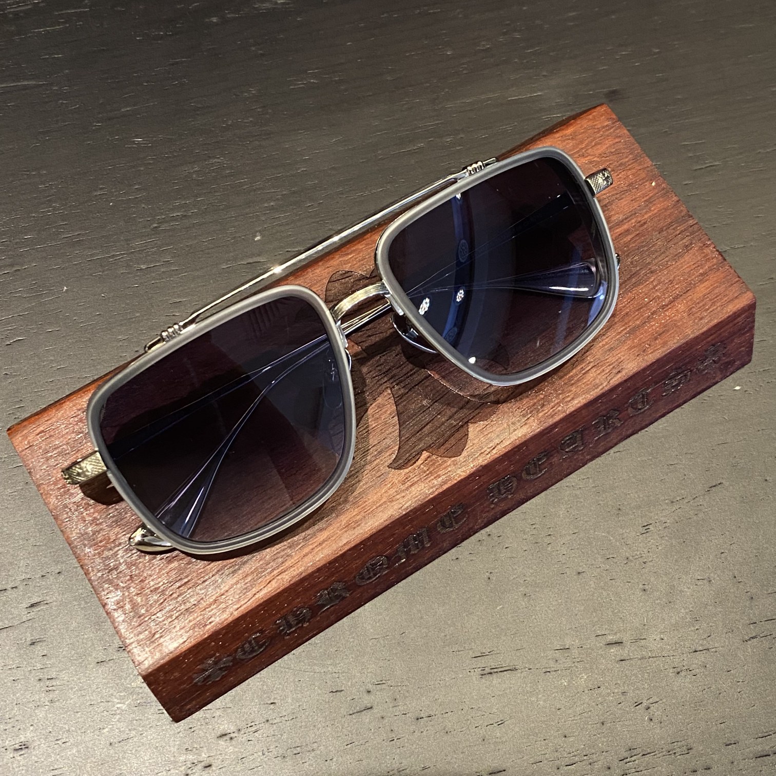 Chrome Hearts Cross Shield Sunglasses - Image 6